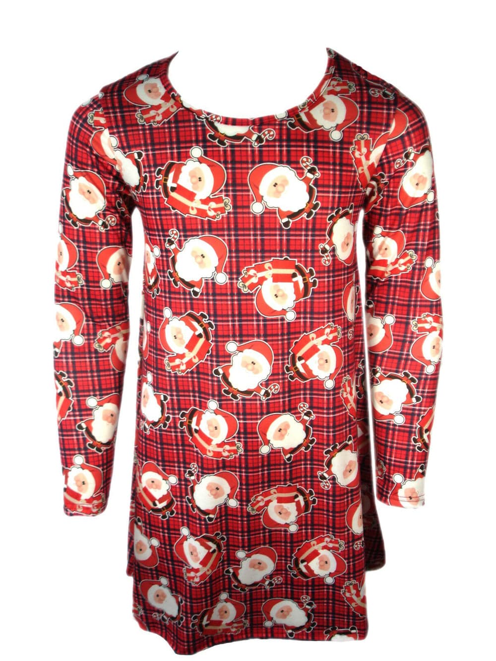 Girls Christmas Santa Swing Dress