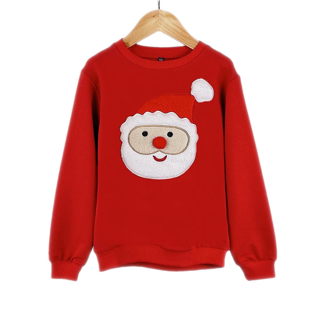 Kids Red Christmas Themed Sweatshirts