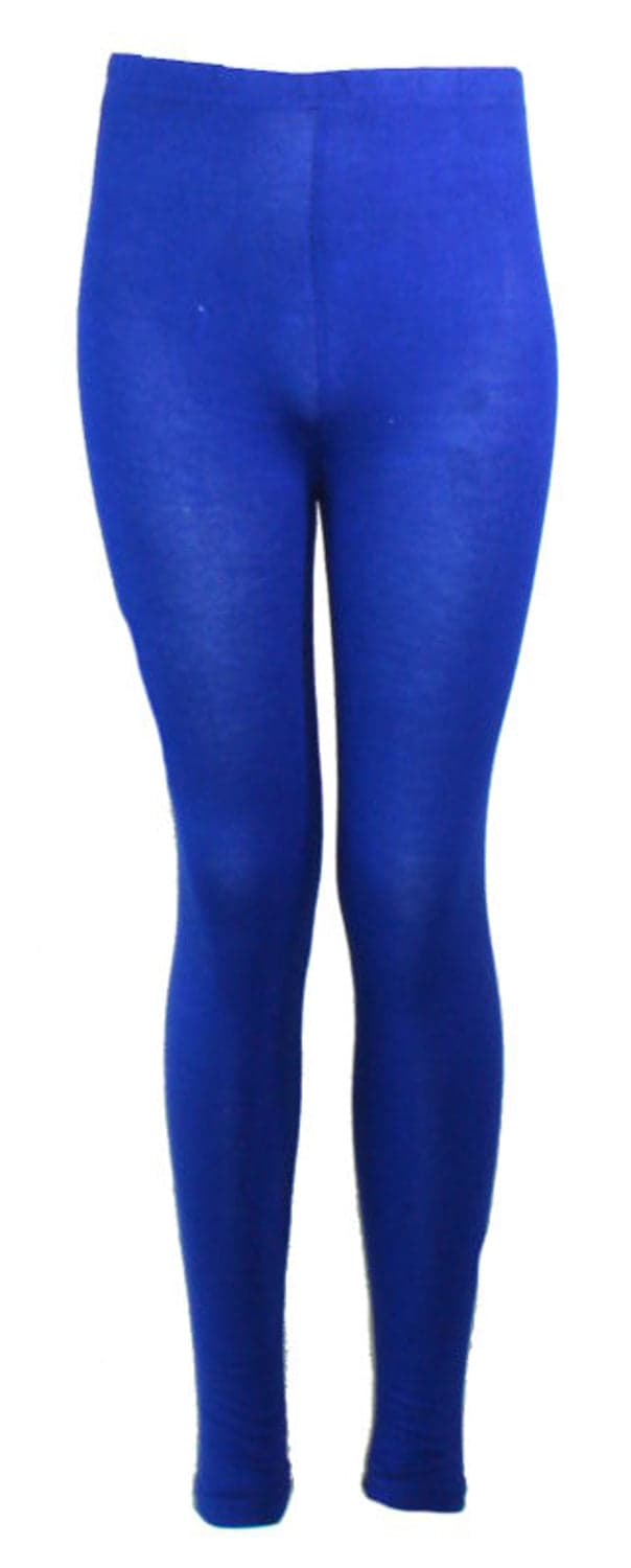 Girls Plain Cotton Leggings