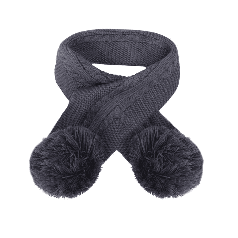 Soft Touch Baby Double Pom Pom Scarf Winter Warm Scarf
