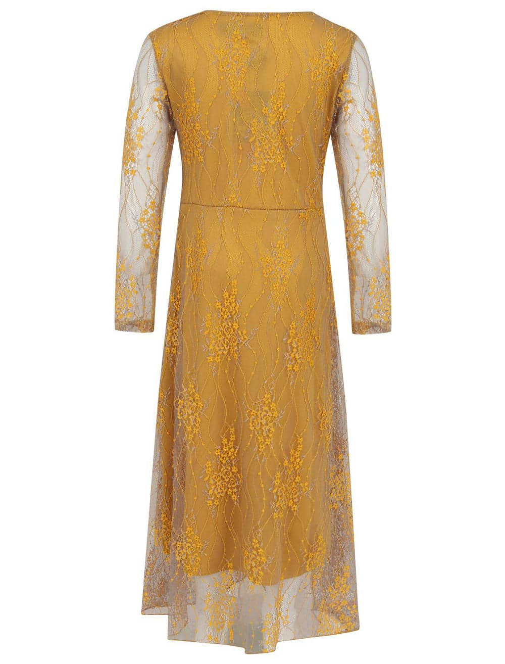 Girls Floral Lace Maxi Dress