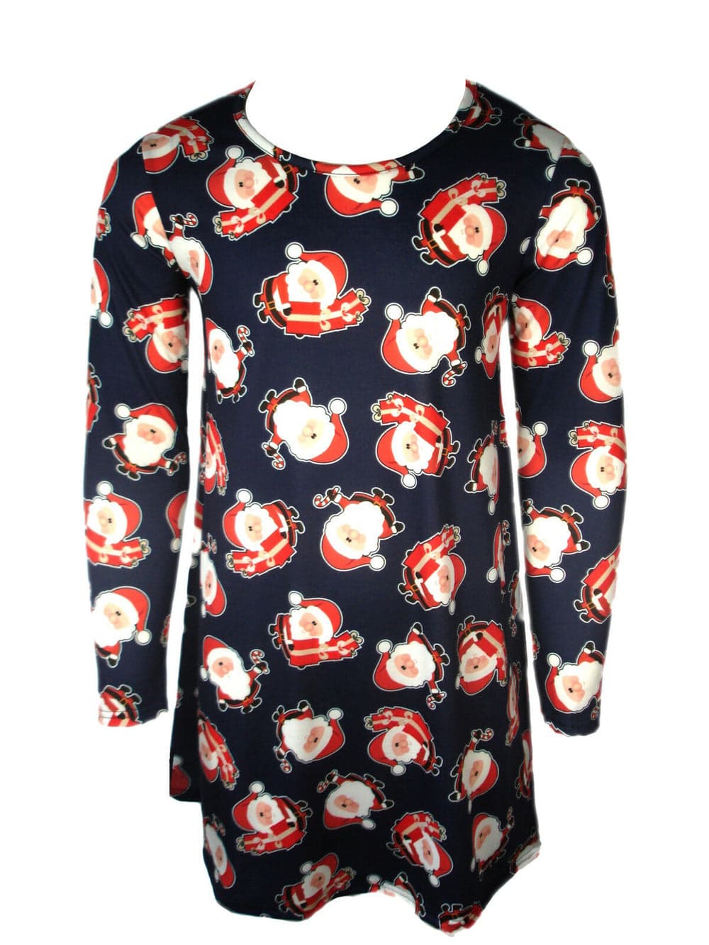 Girls Christmas Santa Swing Dress