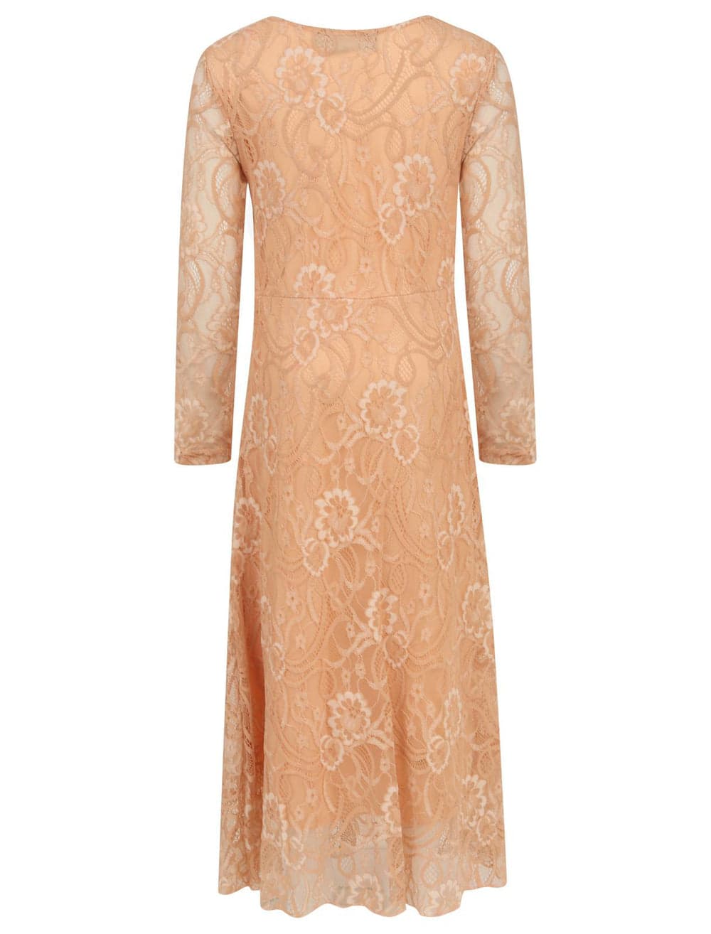Girls Floral Lace Maxi Dress