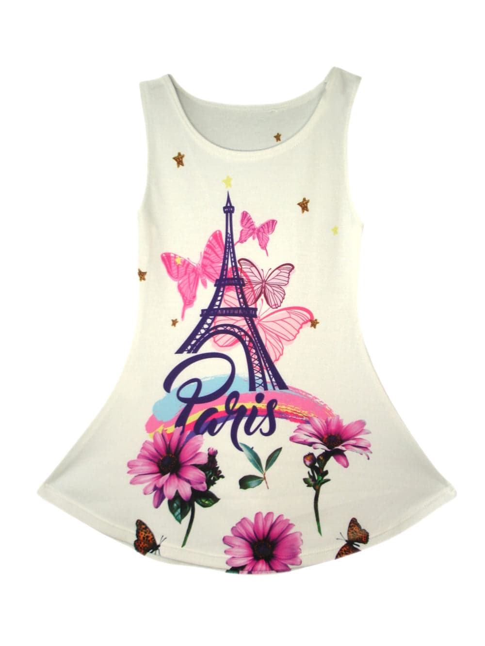 Girls Unicorn Summer Swing Dress