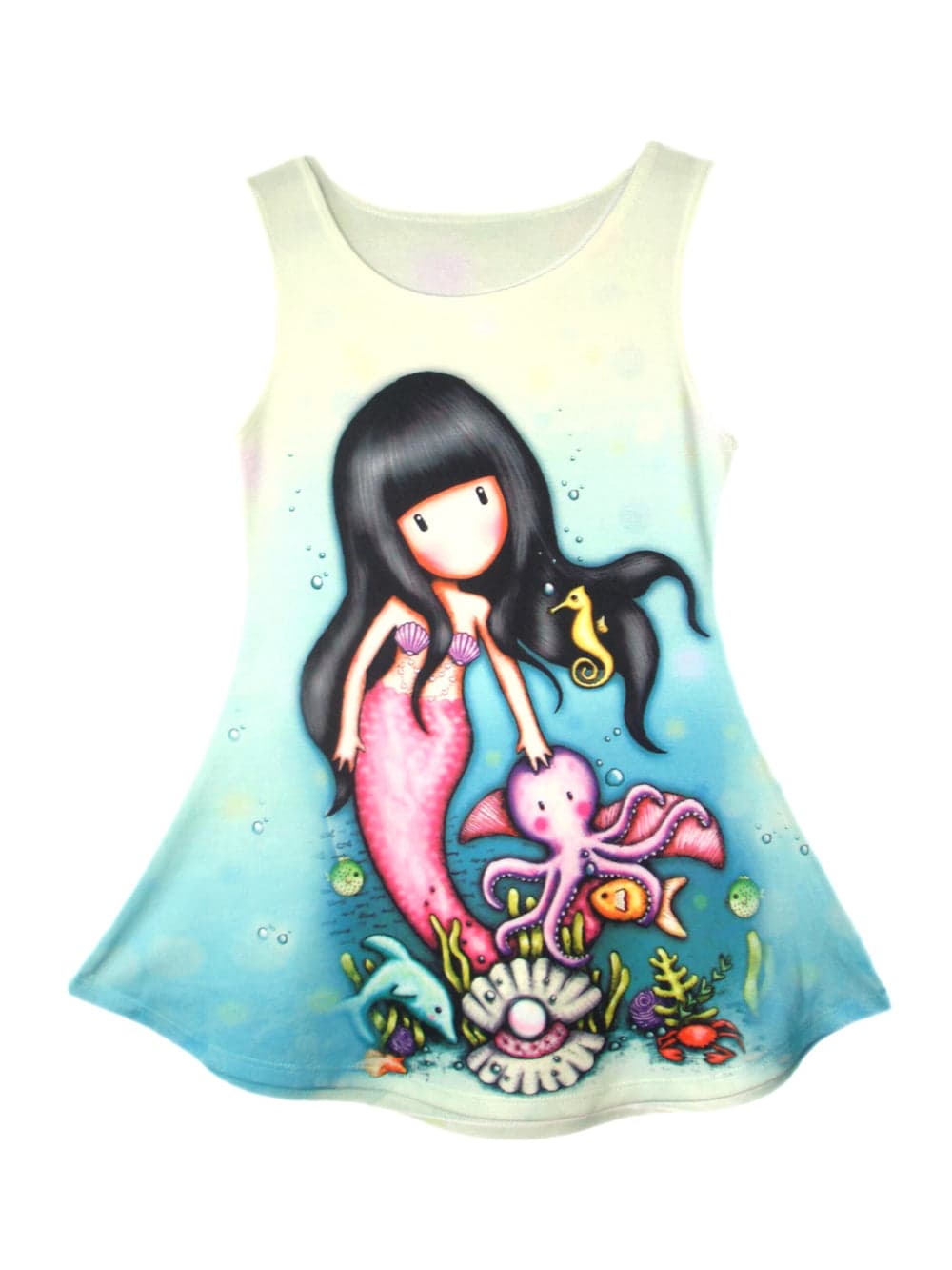 Girls Unicorn Summer Swing Dress