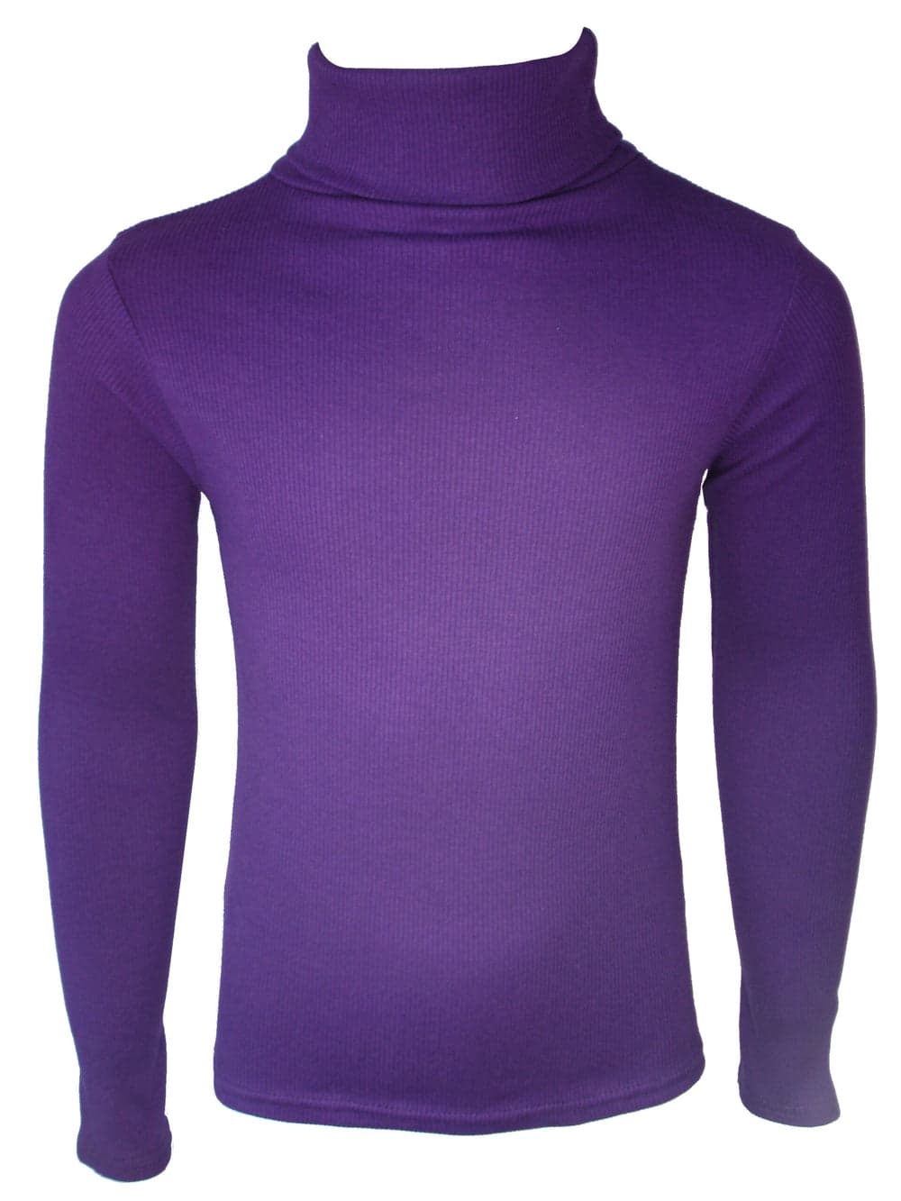 Girls Ribbed Polo Neck Tops