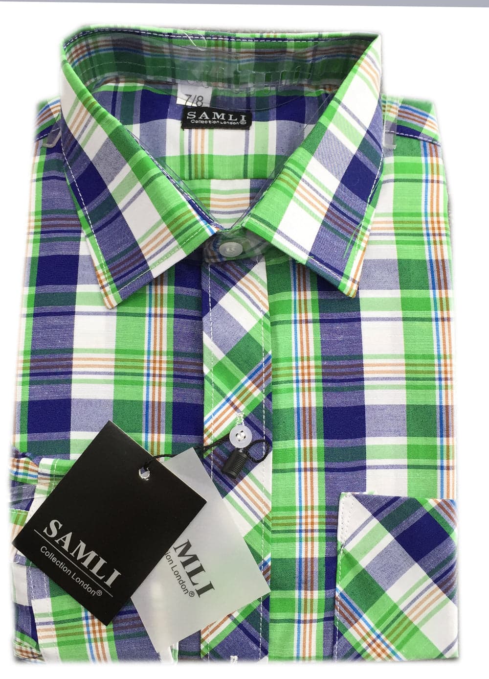 Boys Striped & Checked Formal Shirts