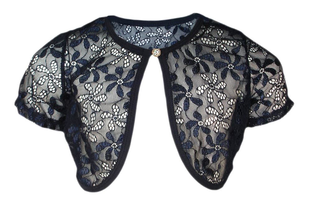 Girls Lace Bolero Shrug Short Sleeve Cardigan