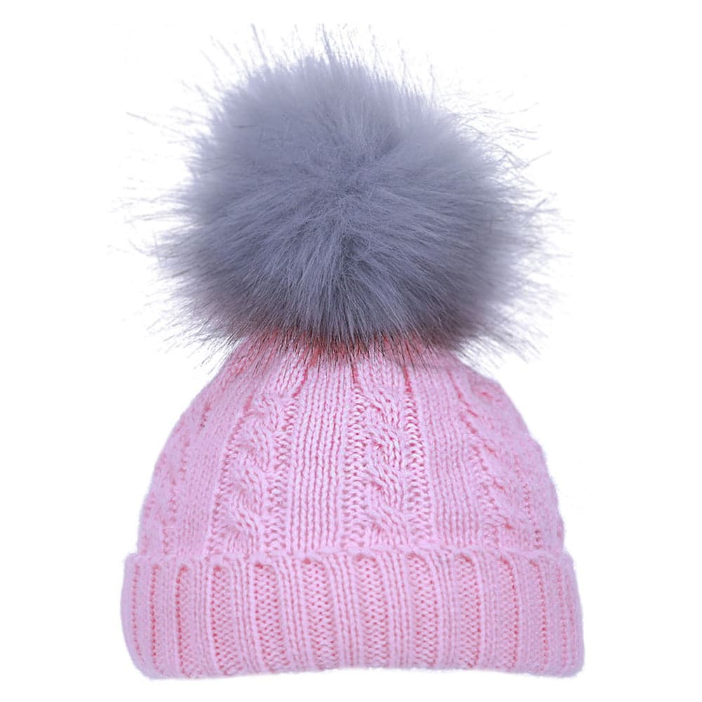 Baby Knitted Pom Pom Winter Hats
